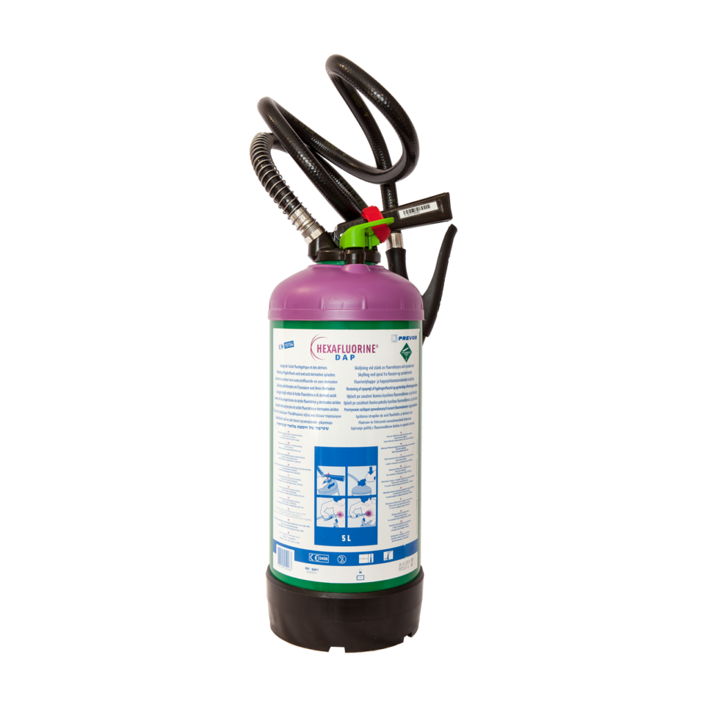 Hexafluorine® solution Autonomous Portable Shower (DAP)