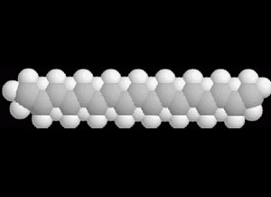 The stucture of hydrocarbon chain