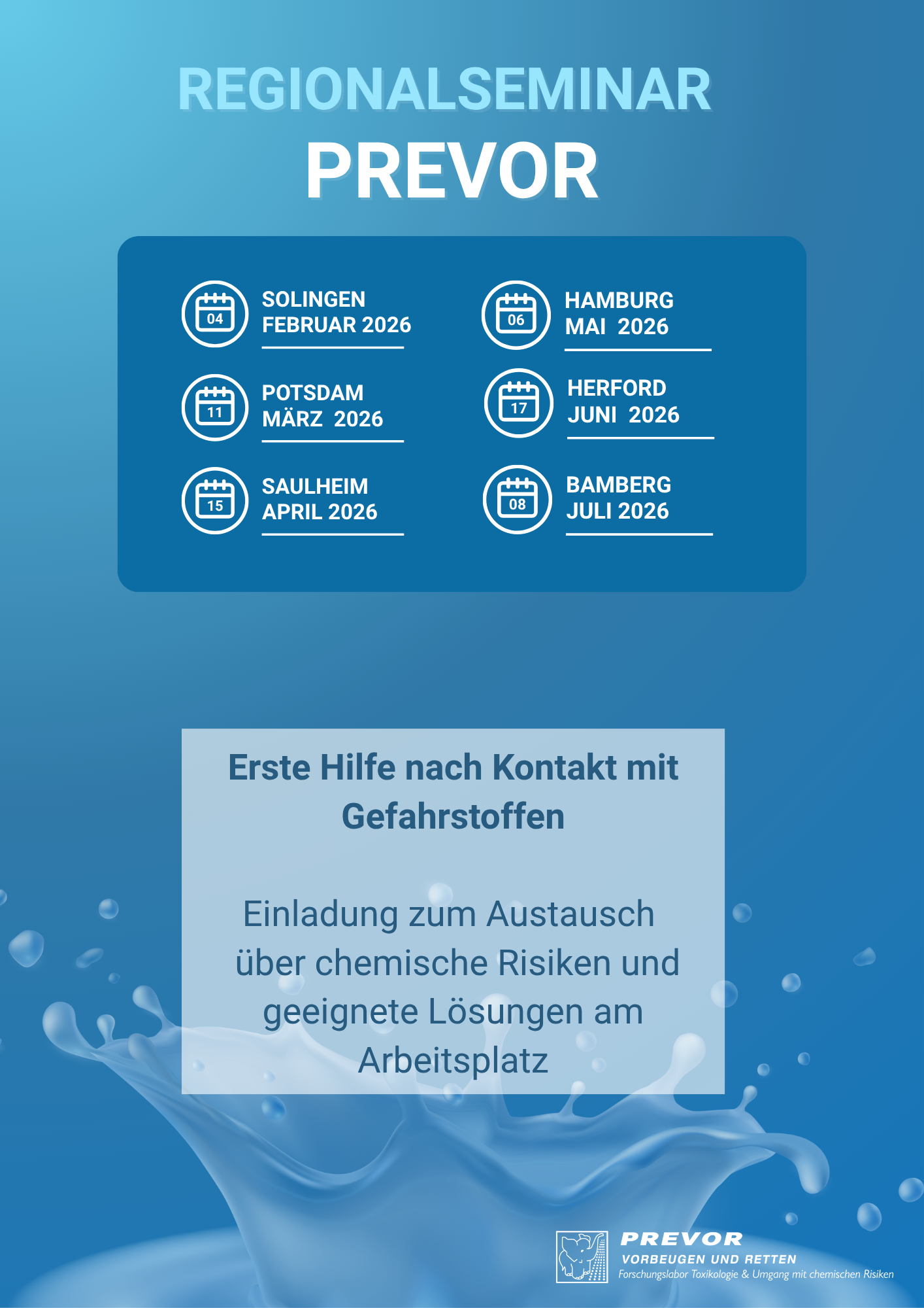 Flyer Regionales Seminar