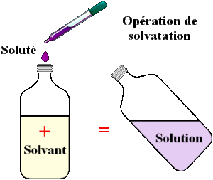 Operación de la solvatación